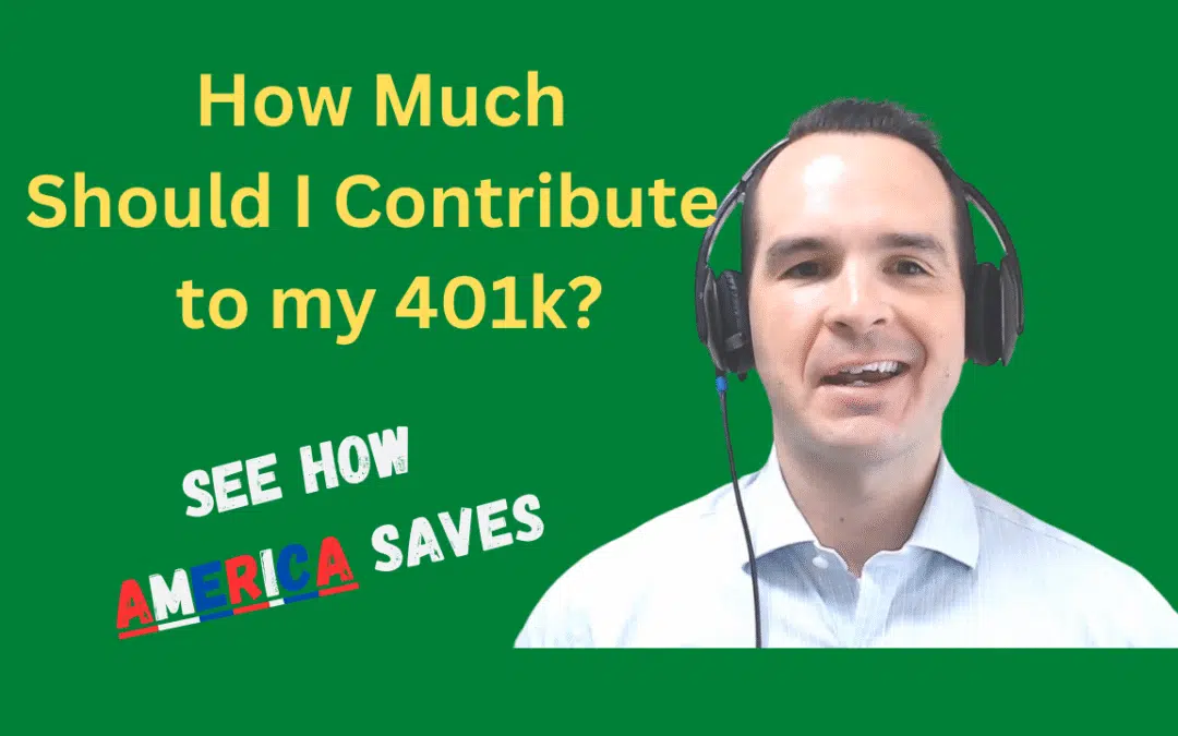 How Much Should I Contribute To My 401k?