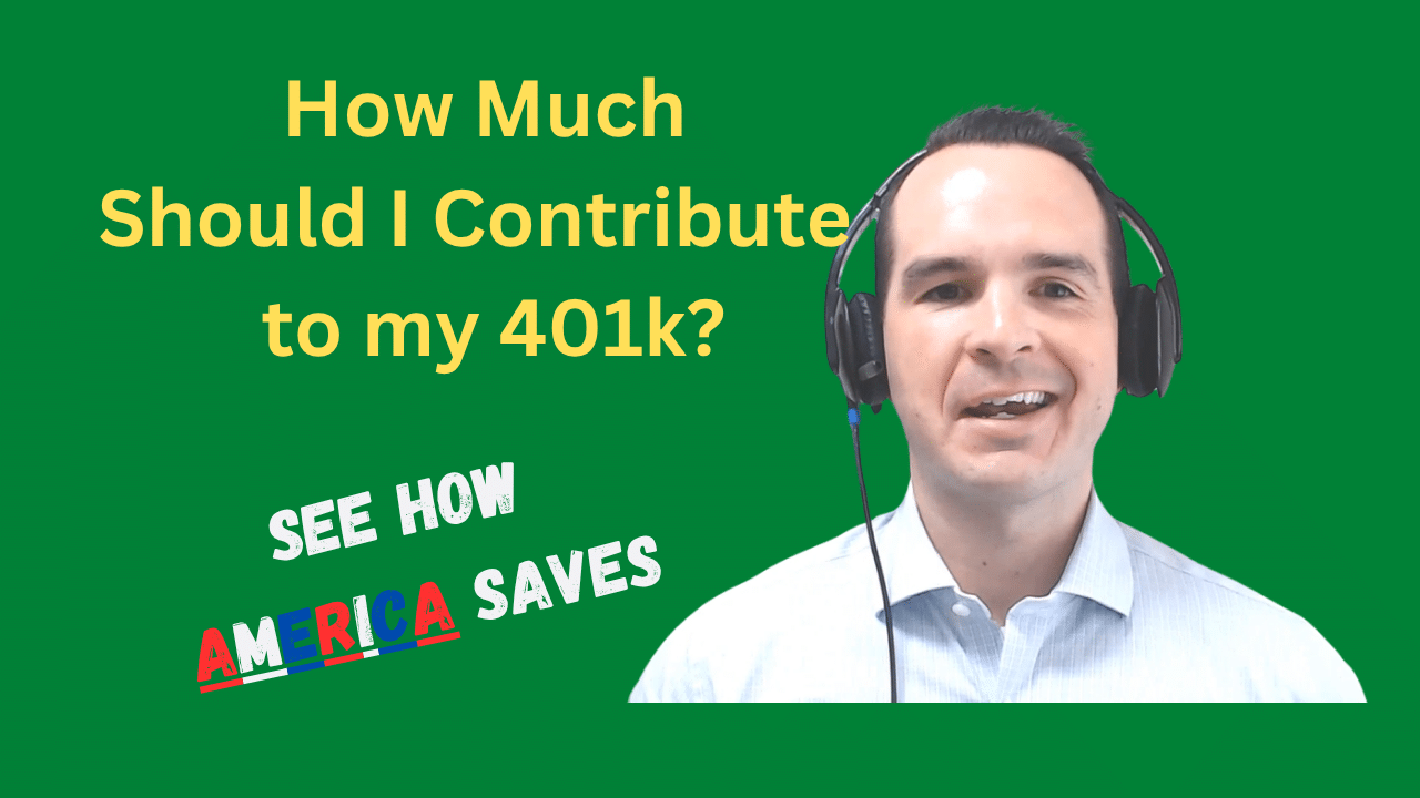 How Much Should I Contribute To My 401k
