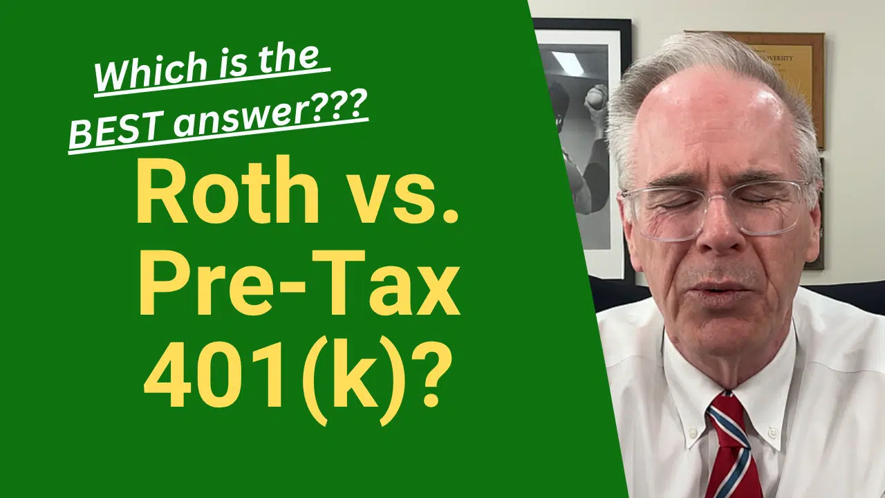 Roth vs. pre-tax 401(k)