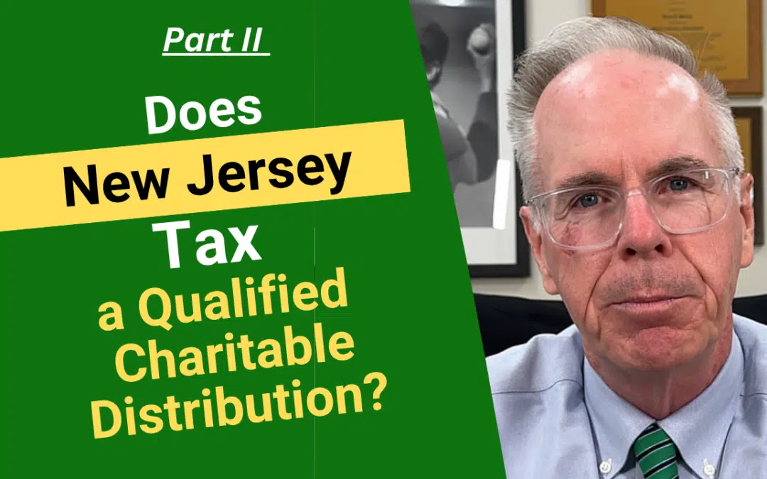Does New Jersey Tax a Qualified Charitable Distribution?
