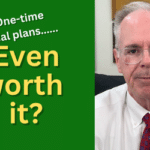 One-time financial plan