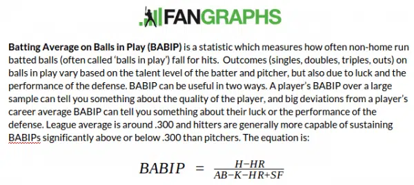 BABIP
