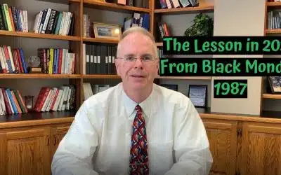 The Lesson in 2020 From Black Monday 1987