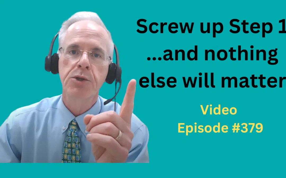 Financial Planning: Get Step One Right – Video 379