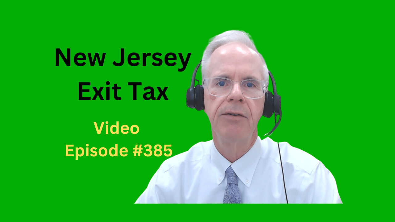 New Jersey Exit Tax