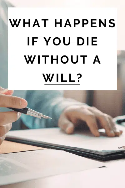 die without a will