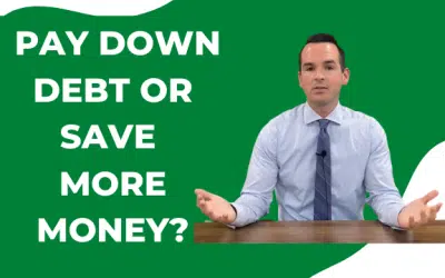 Should You Pay Down Debt or Save More Money?